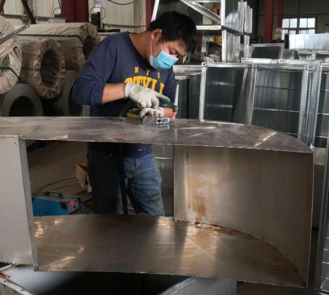 即墨同济馨园小区通风管道安装