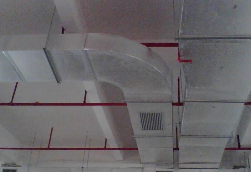 消防排烟通风管道施工安装完工