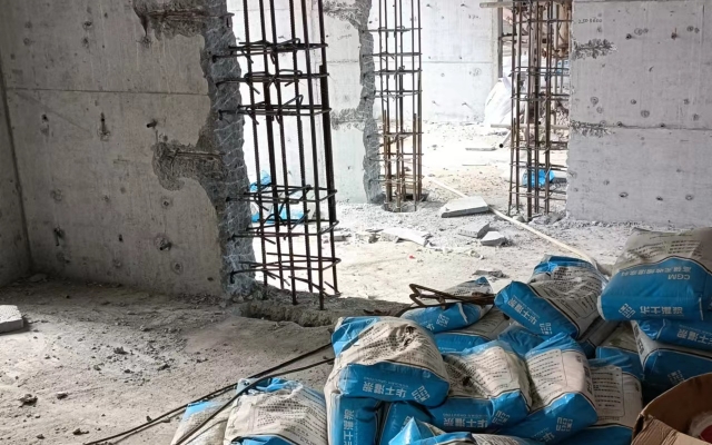 信阳某新建小区8号楼部分混凝土强度不达标加固 - 香港资科免费大全